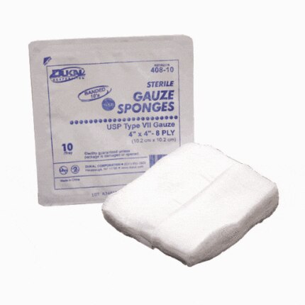 Sterile 4x4 Gauze 12 Ply (Fluff) | DiaMedical USA