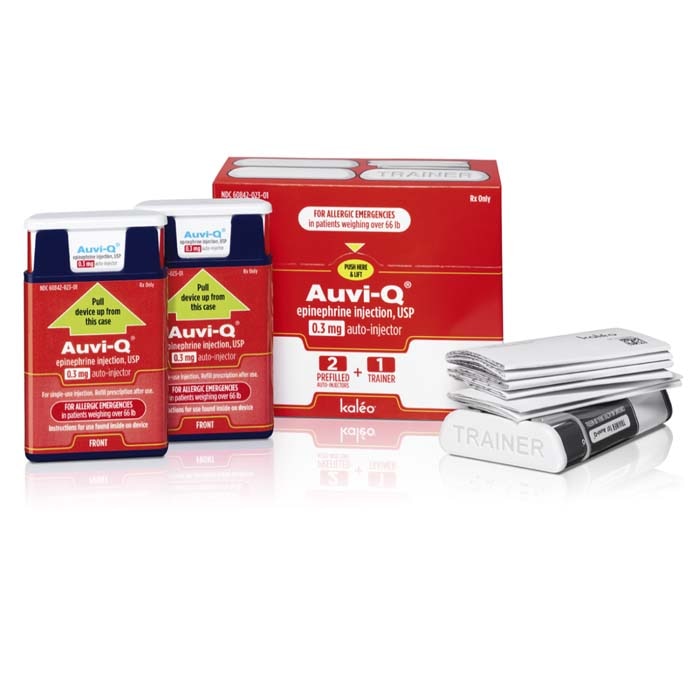 AUVIQ Epinephrine Injection, USP 0.3 mg AutoInjector For Adults