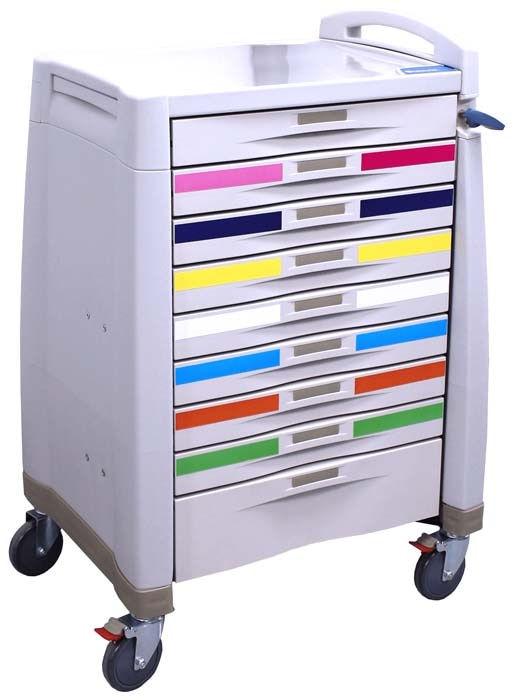 DiaMedical 9 Drawer Pediatric Crash Cart DiaMedical USA