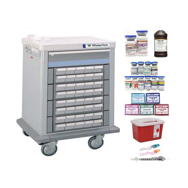 SimLabSolutions Signature Loaded Medication Cart DiaMedical USa