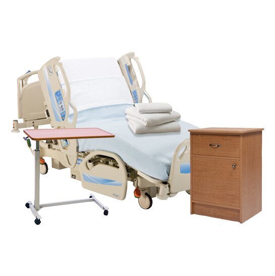 Hillrom Advanta 2 Med Surg Hospital Bed Patient Room Suite Package