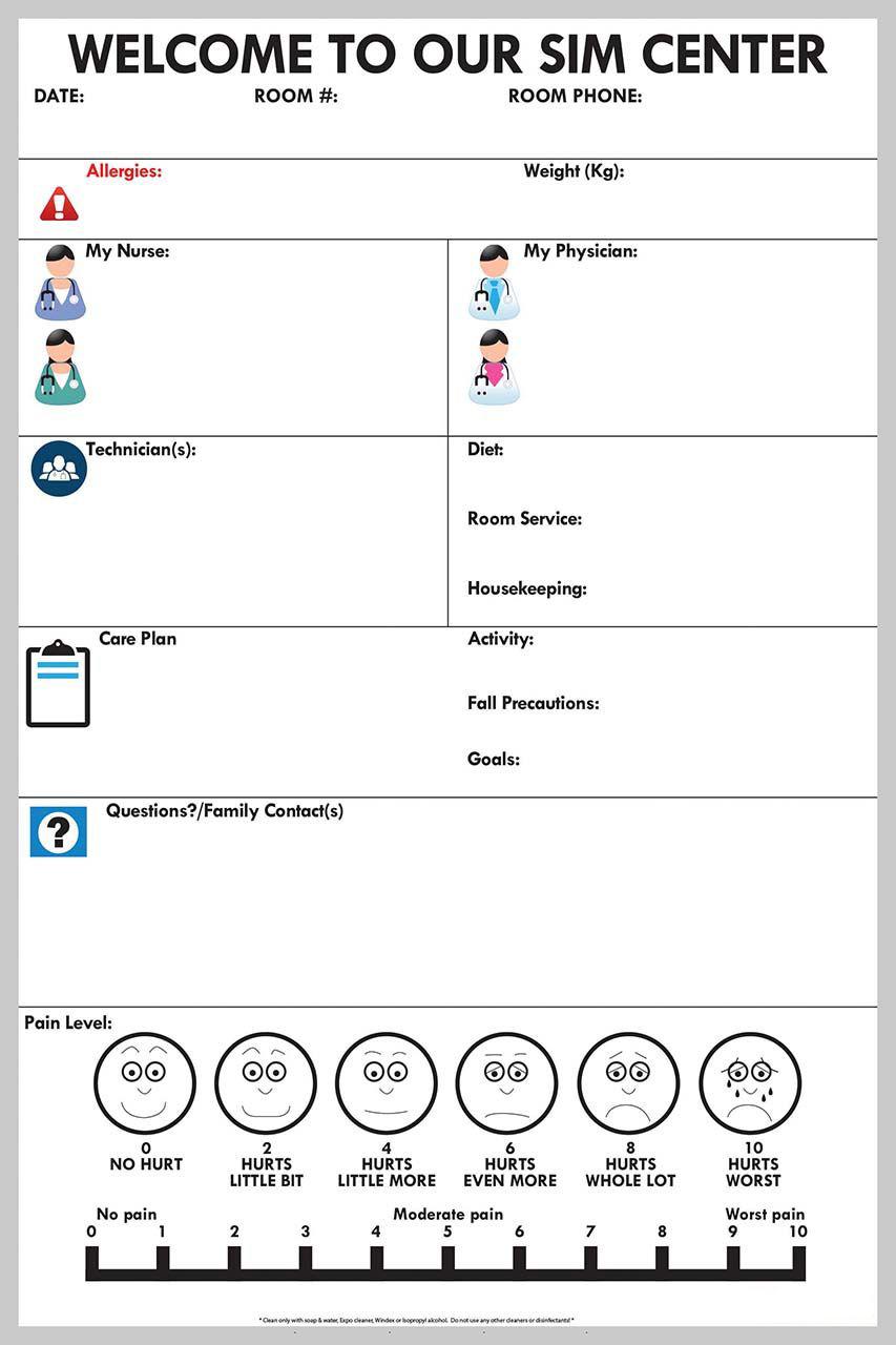 Simulation Communication Whiteboard DiaMedical