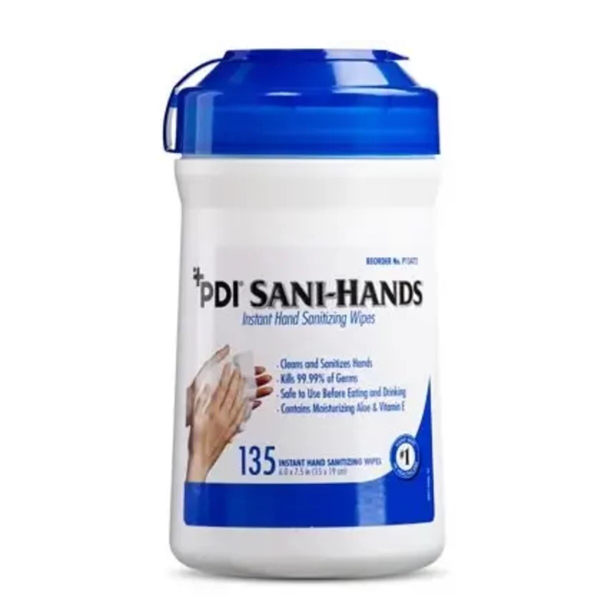 Pdi Cleaner PDI® Sani-Hands Antimicrobial Hand Cleaner Wipes | DiaMedical USA