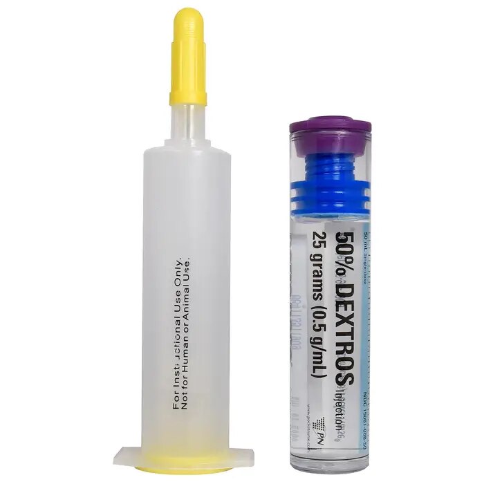 ミルク　50 Prefilled Luer-Lock ACLS Syringe (Needle Free) 50 mL, 50