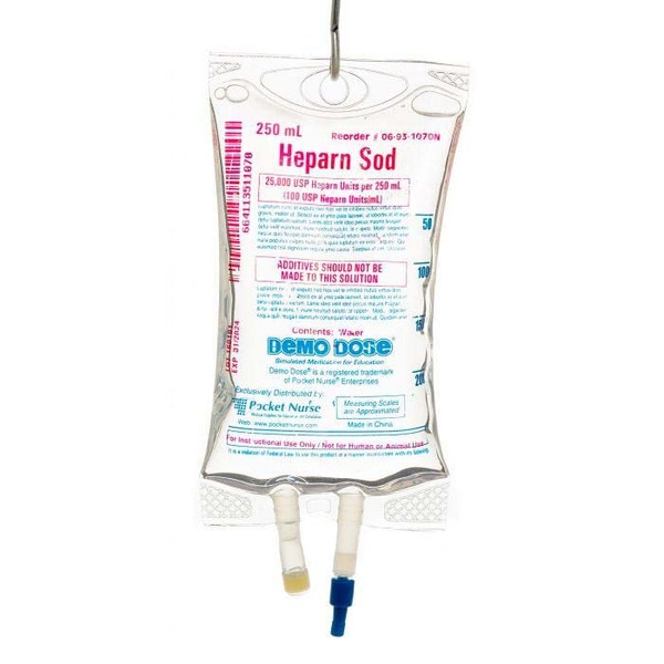 Demo Dose Heparin 25 000 Units 250mL 5 Dextrose DiaMedical USA demo-dose-heparin-25-000-units-250ml-5-dextrose-diamedical-usa