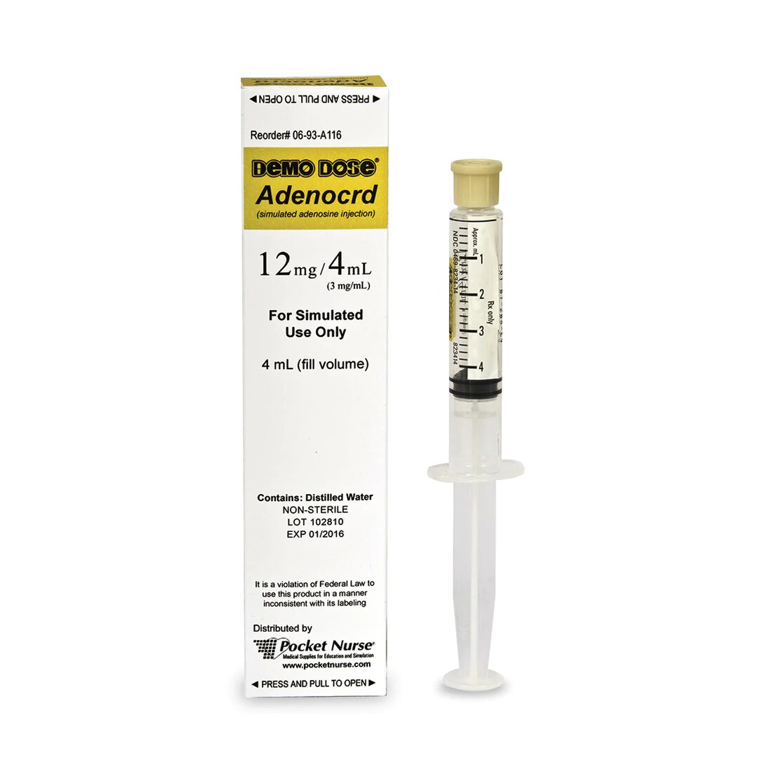 Demo Dose® Adenocrd 12 mg/4 mL | DiaMedical USA